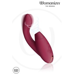 Womanizer® à air pulsé double stimulateur et vibro point G