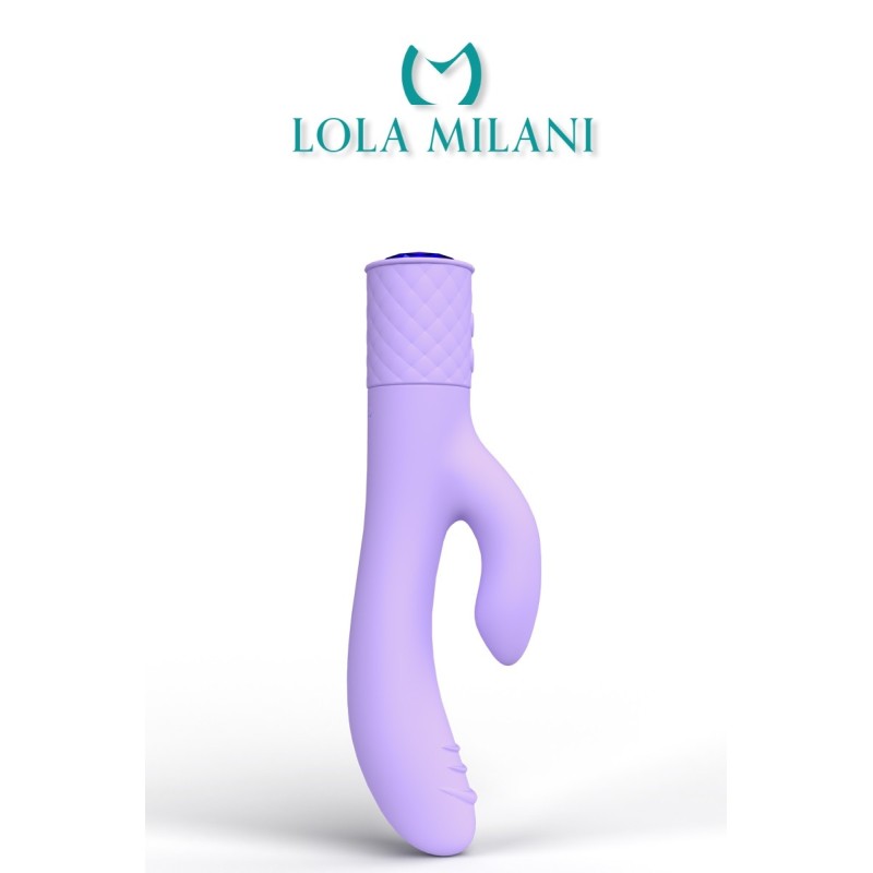 Rabbit Mystique Violet – Stimulateur Dual Moteurs Lola Melani