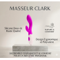 Masseur Clark Type Rabbit - Haute Qualité en Silicone Premium