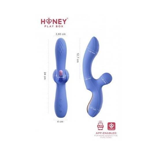 Fortexa Rabbit vibromasseur connecté – stimulation clitoris tapotement