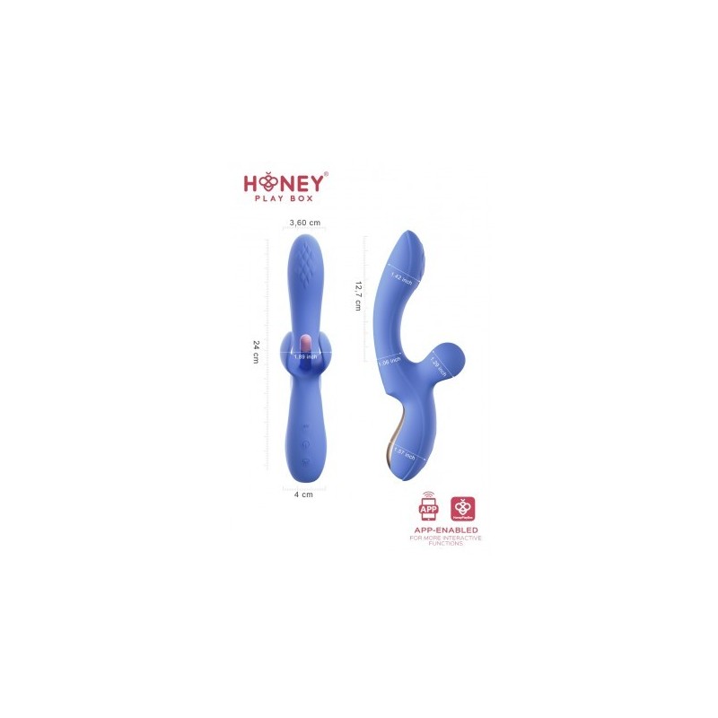 Fortexa Rabbit vibromasseur connecté – stimulation clitoris tapotement