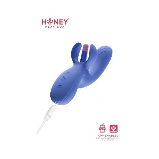 Fortexa Rabbit vibromasseur connecté – stimulation clitoris tapotement