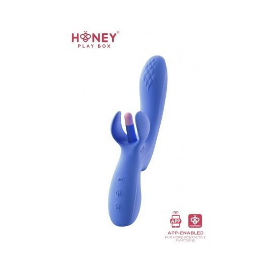Fortexa Rabbit vibromasseur connecté – stimulation clitoris tapotement