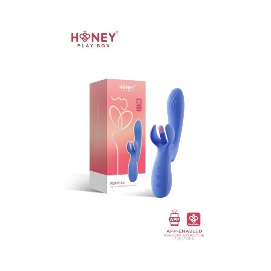 Fortexa Rabbit vibromasseur connecté – stimulation clitoris tapotement