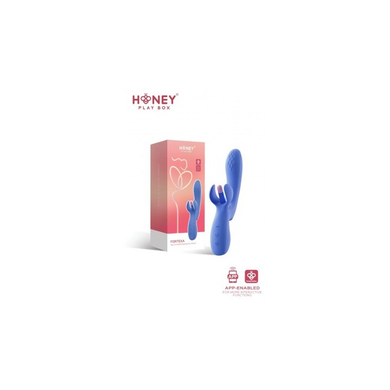 Fortexa Rabbit vibromasseur connecté – stimulation clitoris tapotement